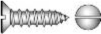 Zylinderblechschraube mit Schlitz